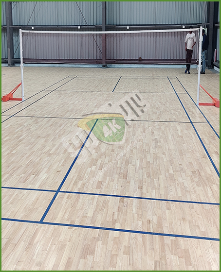 badminton wooden flooring