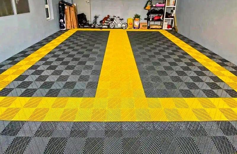 Aura PP Tiles in Yellow