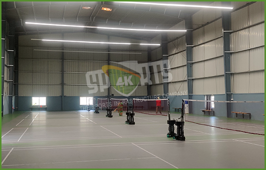 badminton wooden flooring